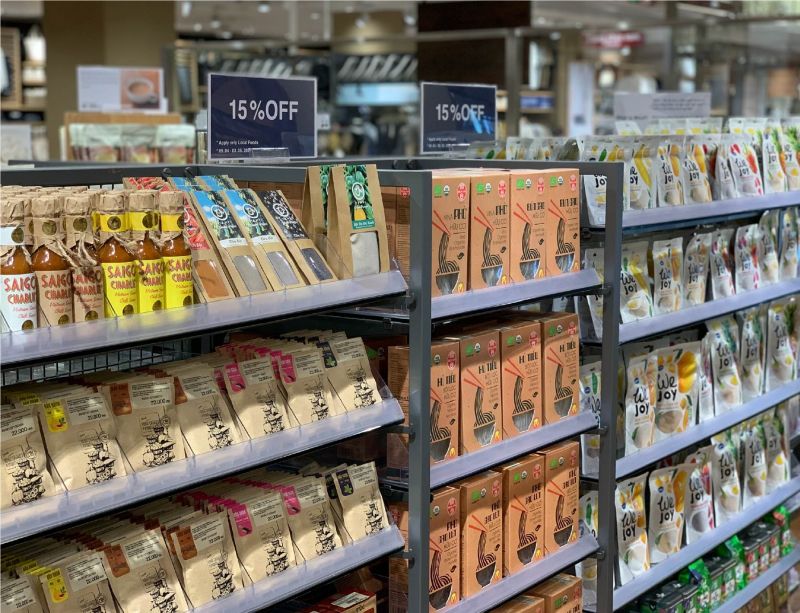 gian hàng sản phẩm Việt Nam tại cửa hàng MUJI Lê Thánh Tôn gian hàng sản phẩm Việt Nam tại cửa hàng MUJI Lê Thánh Tôn